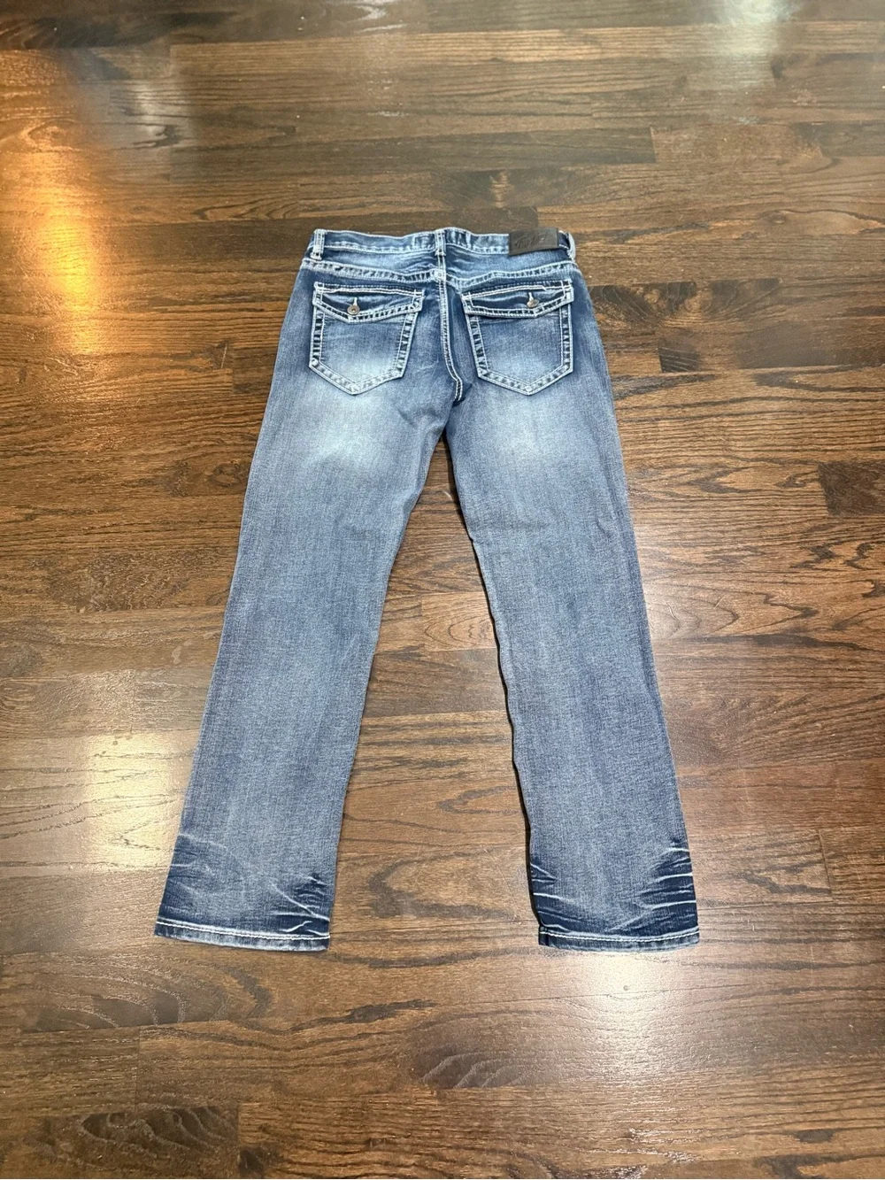 Classic Straight Fit Blue Jeans for Men